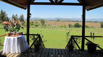 Blick auf den Garten