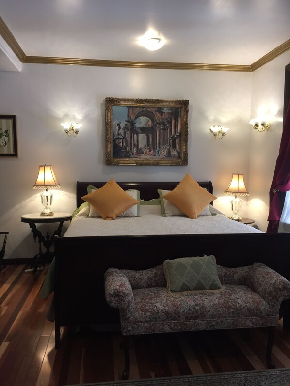 Suite de lujo, 1 cama King size (Gardens of Babylon) | Sábanas de algodón egipcio, ropa de cama de alta calidad y edredón 