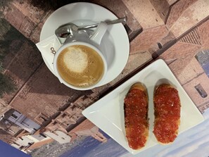 Daily local cuisine breakfast (EUR 3 per person)