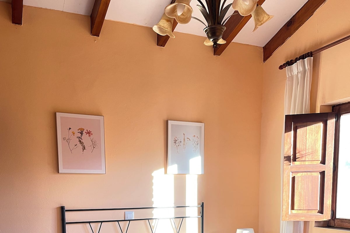 Desk, blackout drapes, soundproofing, WiFi (free)