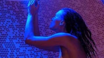 Una bañera de hidromasaje, baño turco, baño turco/hammam