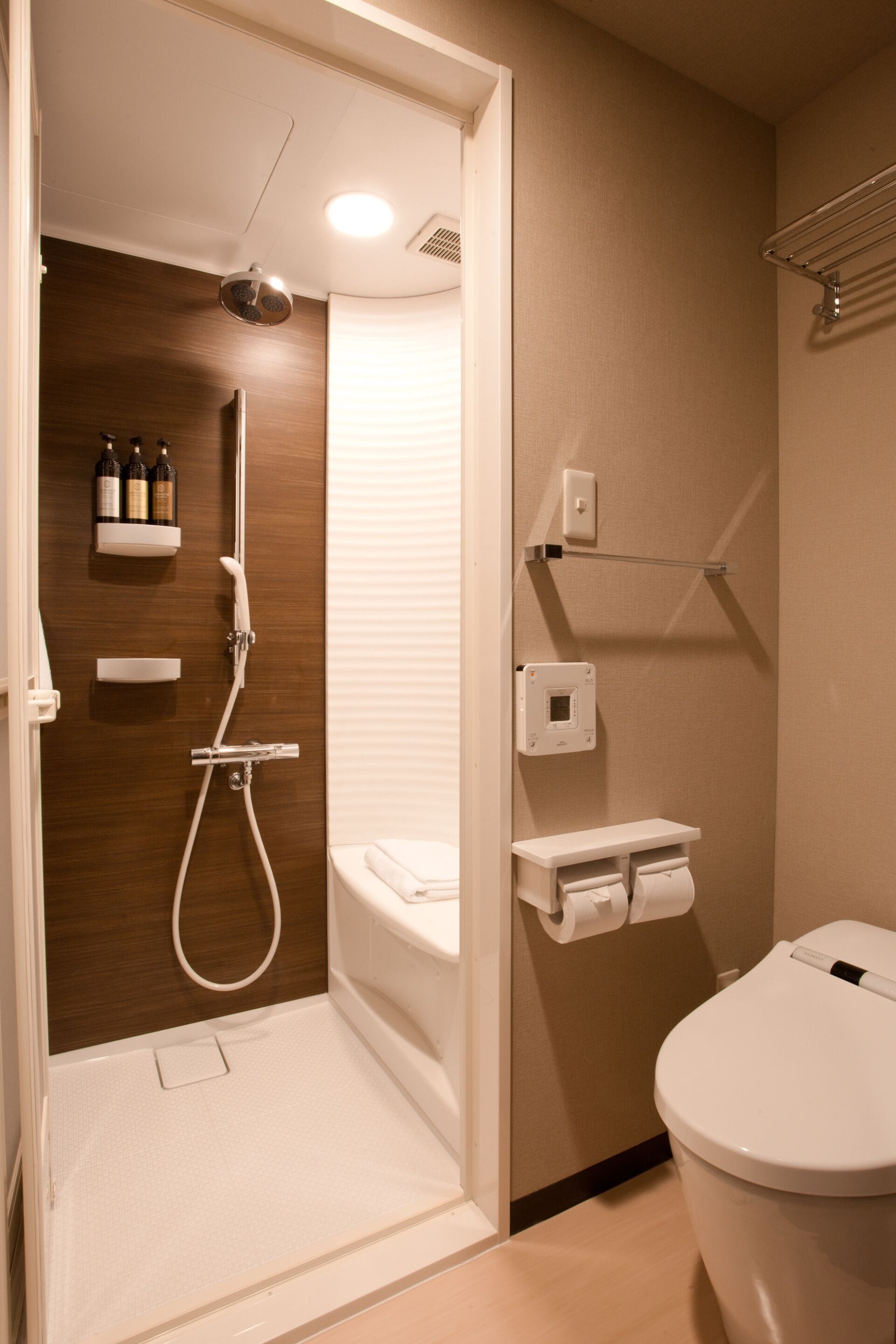 compact singe room, for single use, non smoking | bathroom | free toiletries, hair dryer, bathrobes, slippers
