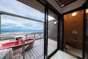 Free toiletries, hair dryer, slippers, electronic bidet