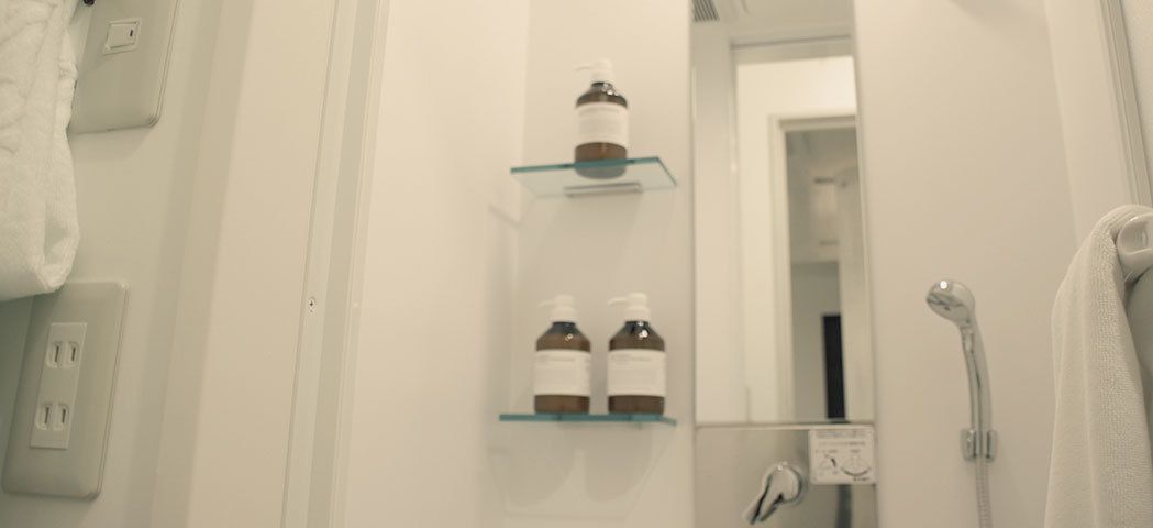 shower, free toiletries, hair dryer, bathrobes