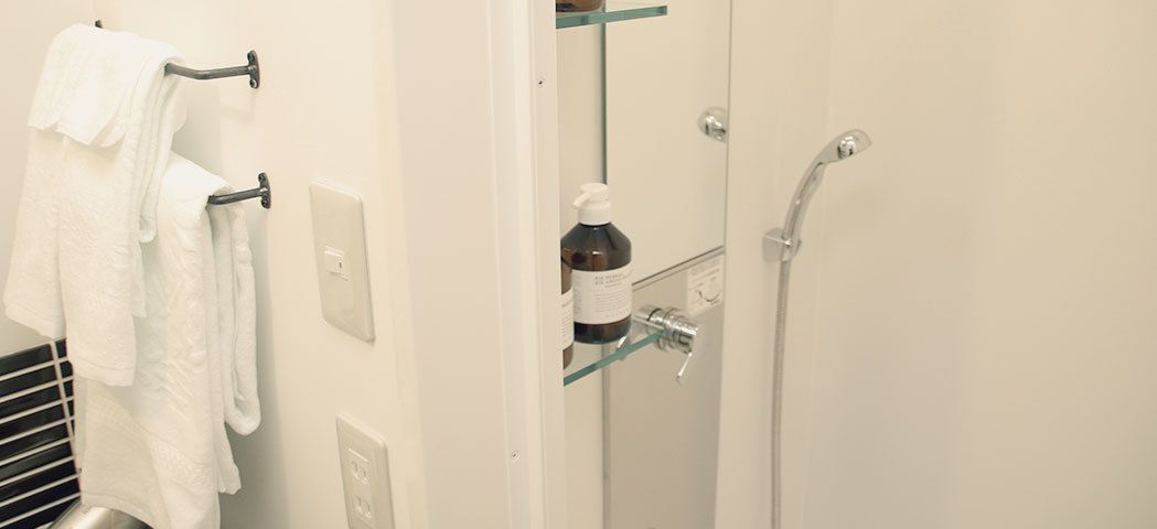 standard twin room | bathroom | shower, free toiletries, hair dryer, bathrobes