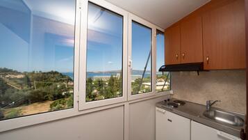 Apartment, 1 Bedroom | Private kitchenette | Fridge, stovetop, electric kettle, toaster