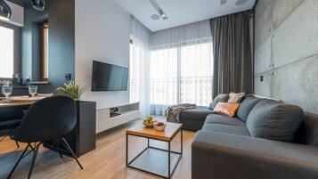 Apartment (4 Adults - at 2 Brylowska Street) | Iron/ironing board, rollaway beds, free WiFi