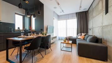 Apartment (4 Adults - at 2 Brylowska Street) | Iron/ironing board, rollaway beds, free WiFi