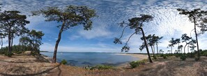 Beach nearby, white sand