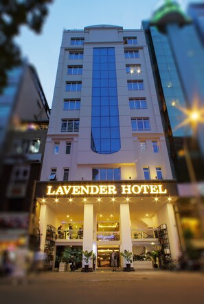 Front of property – evening/night