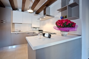 Apartment, 1 Schlafzimmer, barrierefrei | Eigene Küche