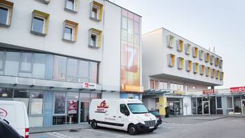 Voorkant van accommodatie