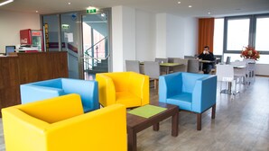 Sitteområde i lobbyen