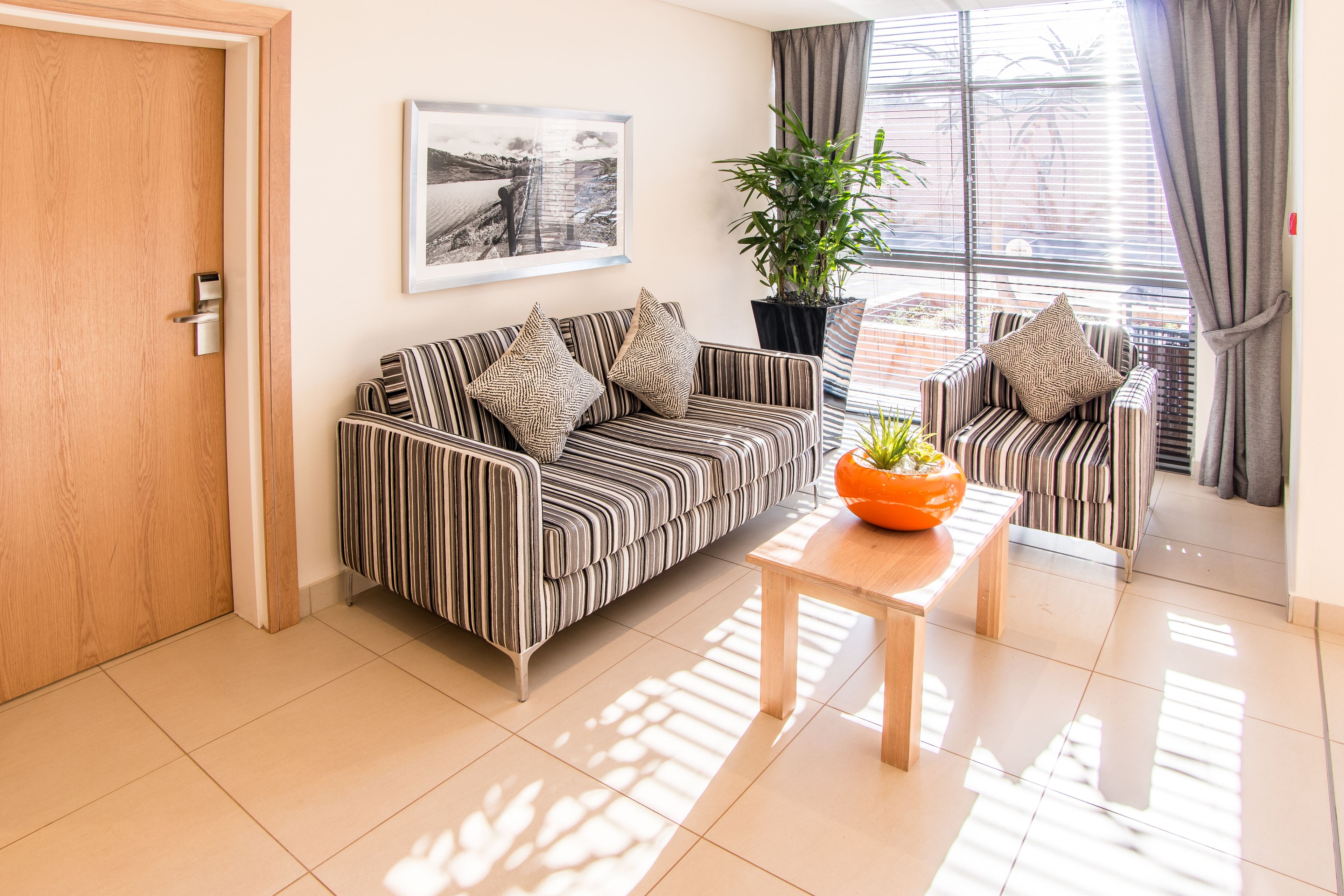 Sala de estar en el lobby