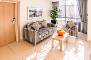 Sala de estar en el lobby