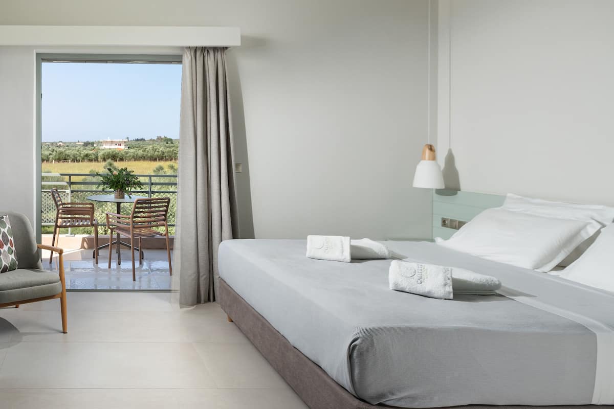 Cassiope Superior Sea View Room | 1 bedroom, premium bedding, in-room safe, desk