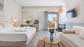 Cyane Side Sea View Suite | 1 habitación y ropa de cama de alta calidad