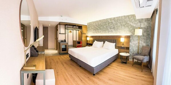 Economy Room | Minibar, in-room safe, desk, soundproofing - Paşapark Selçuklu Hotel (Konya)