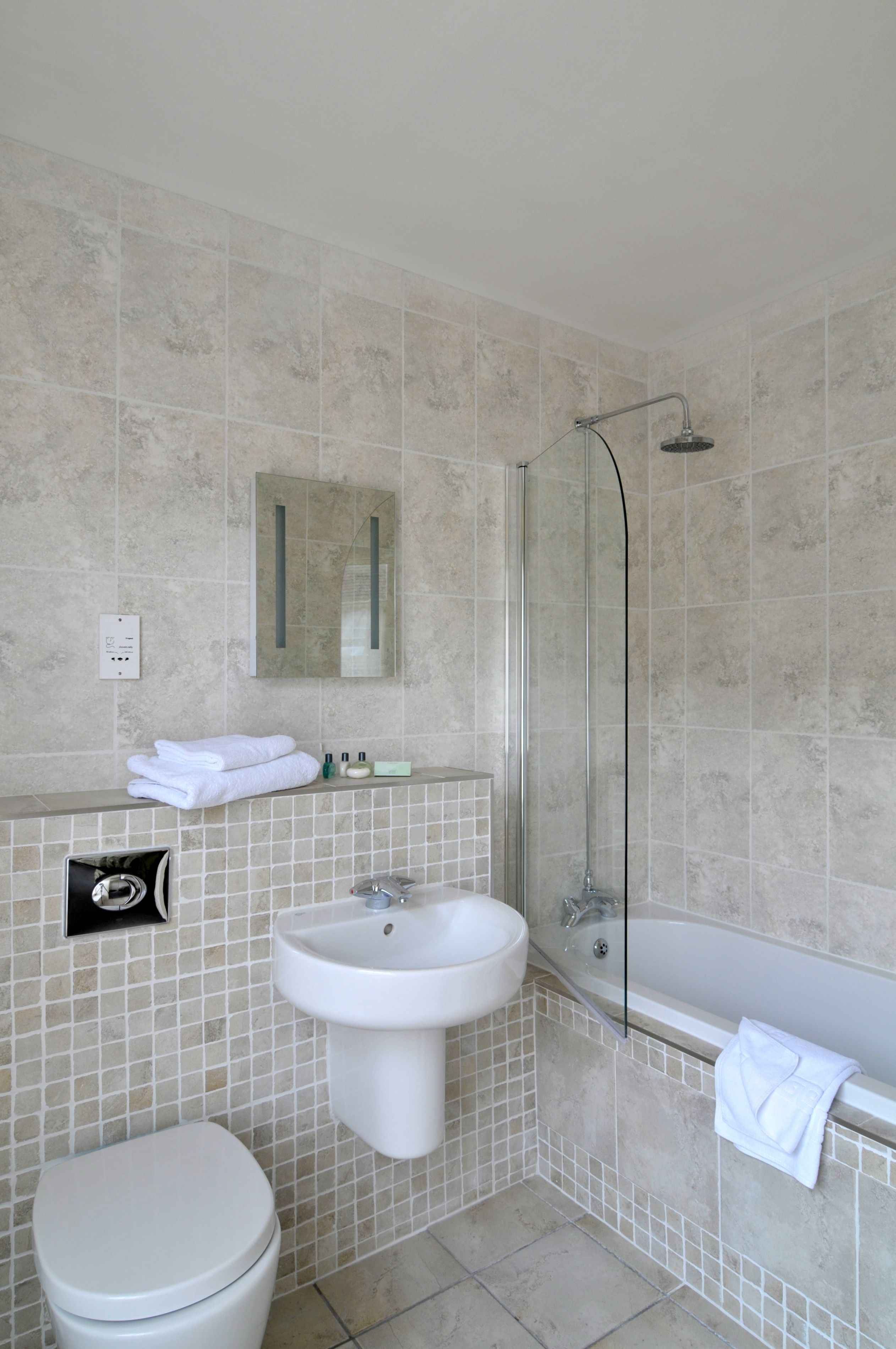 double room single use | bathroom | shower, free toiletries, towels