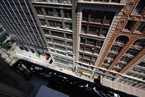 Blick von der Unterkunft