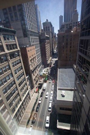 Blick von der Unterkunft