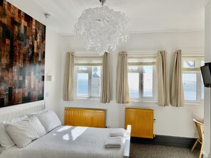 Standard Double Room, Sea View (Room 10) | Iron/ironing board, free cots/infant beds, free WiFi, bed sheets - The Waterfront Inn (Shanklin)