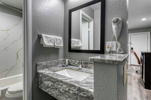 King Suite with Love Sofa | Bathroom sink - Copper Manor Motel (Silver City)