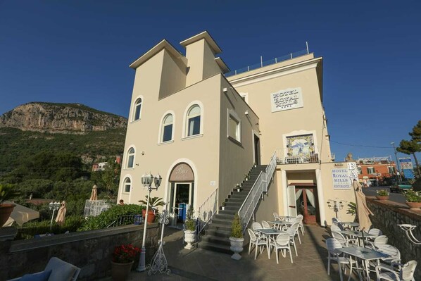 Façana frontal de l'allotjament