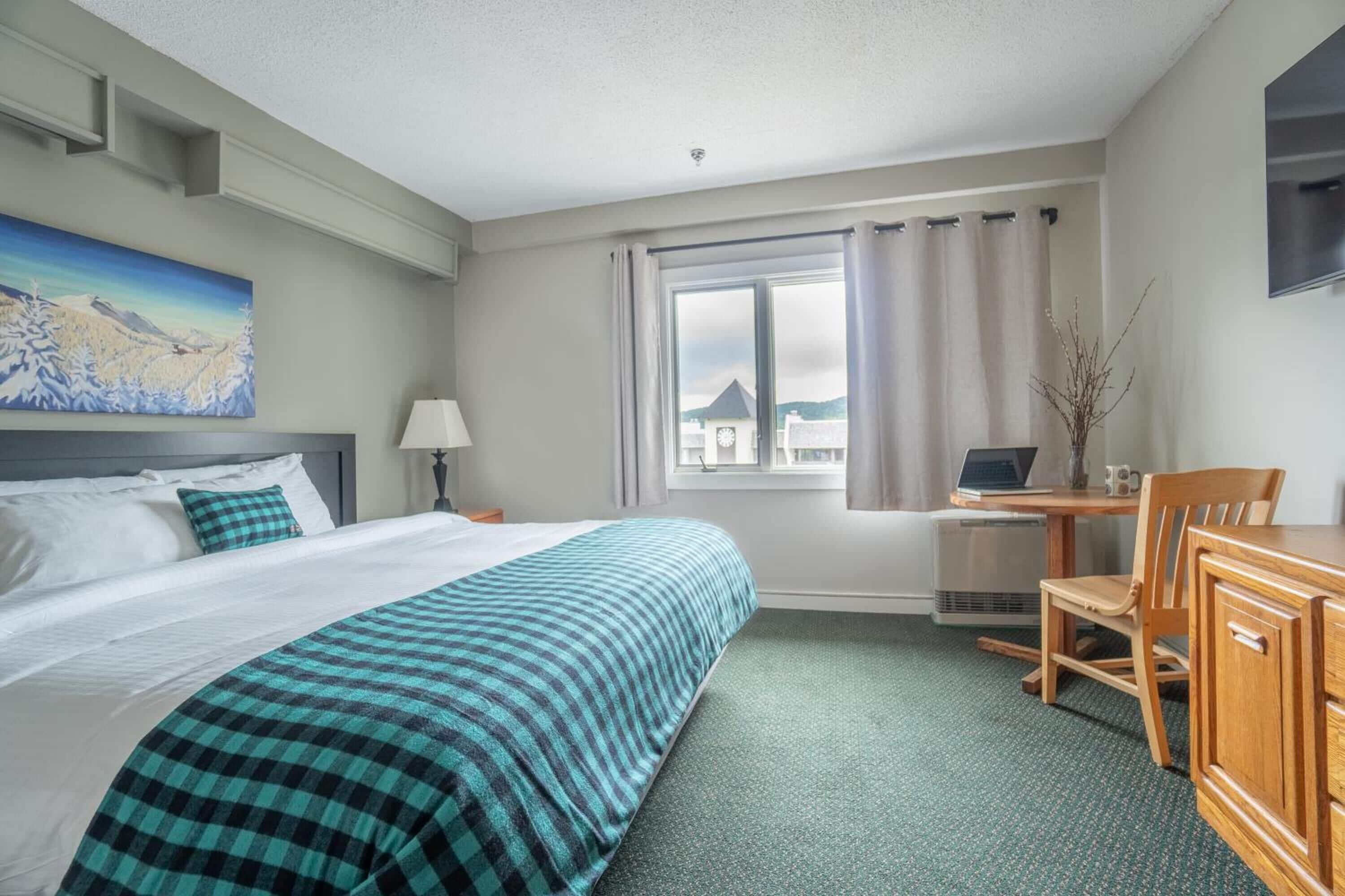 blackout curtains, iron/ironing board, free wifi, bed sheets