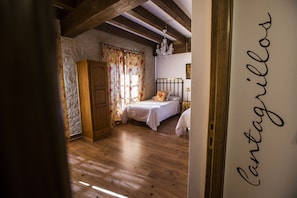 Premium bedding, memory-foam beds, blackout curtains, soundproofing