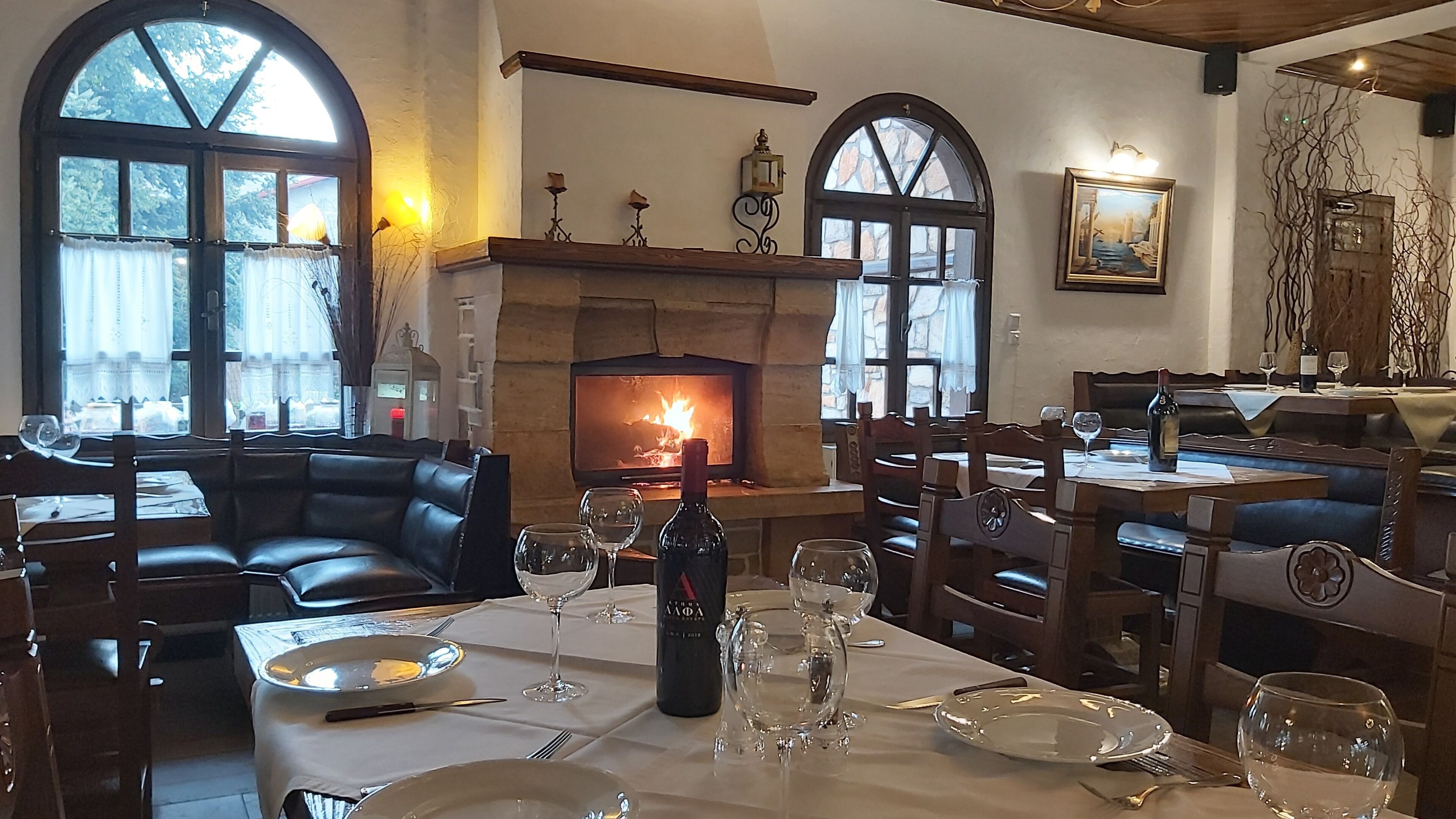 breakfast, lunch, dinner served; mediterranean cuisine, garden views