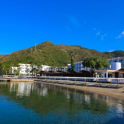 Private beach, sun-loungers, beach umbrellas, beach massages