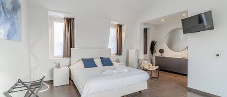 디럭스 스위트 | 1 개의 침실, 저자극성 침구, 미니바, 객실 내 금고