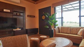 Sala de estar en el lobby