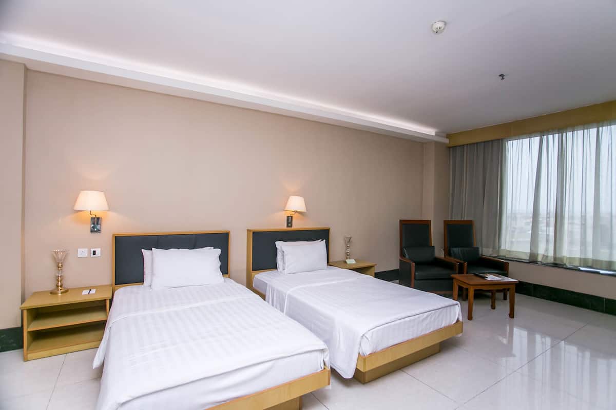 Chambre Classique avec lits jumeaux, 2 lits une place, vue ville