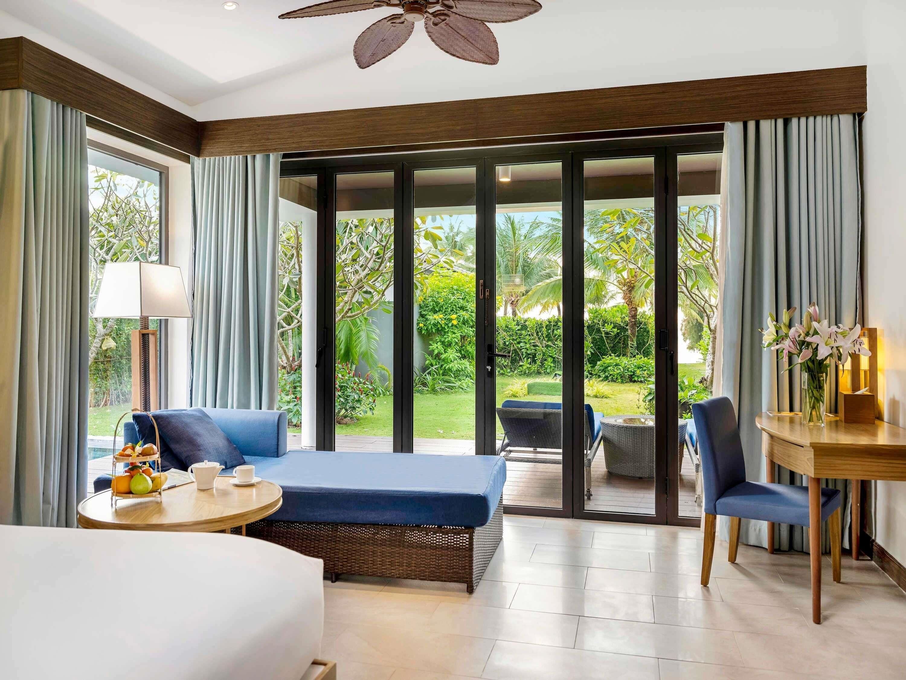 Deluxe Bungalow, 1 King Bed, Private Pool | Minibar, in-room safe, desk, laptop workspace