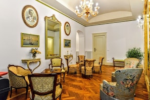 Lobby sitting area