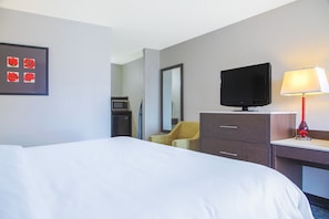 Room, 1 King Bed, Accessible, Non Smoking | Desk, iron/ironing board, free WiFi, bed sheets