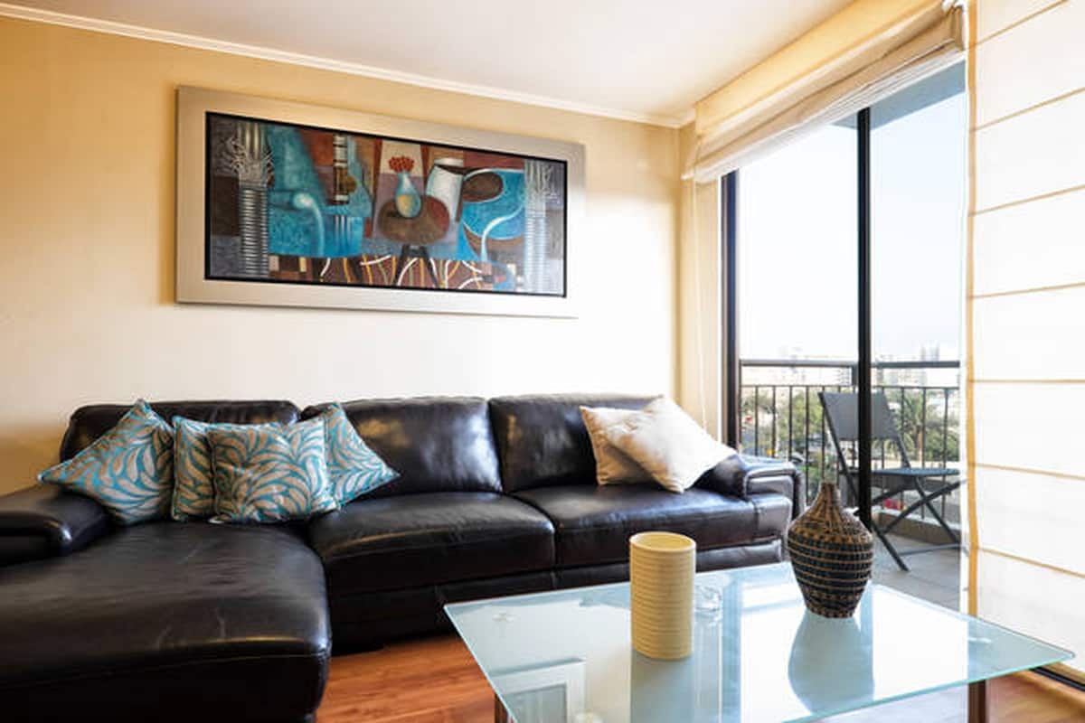 Apartment, 1 Schlafzimmer, Balkon | Wohnzimmer
