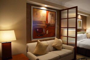 套房, 1 間臥室, 城市景, 高層