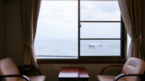 Habitación, para no fumadores, vista al océano (with Tatami Area) | Vista del balcón