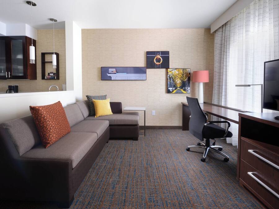 Premium bedding, desk, blackout drapes, iron/ironing board