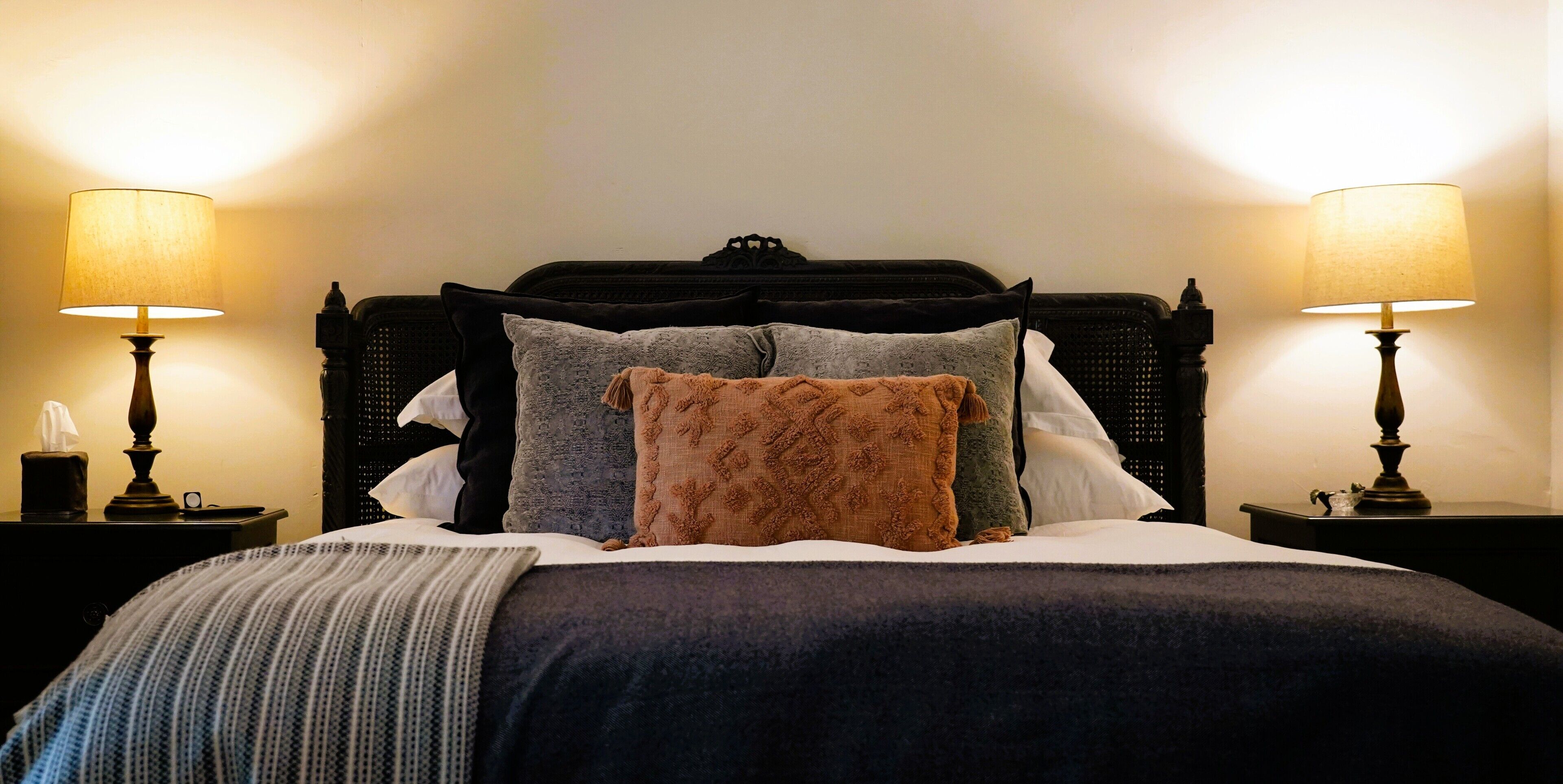 3 bedrooms, pillow-top beds, blackout curtains, iron/ironing board