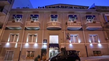 Front of property – evening/night