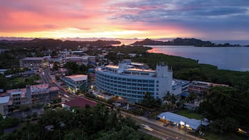 Front of property – evening/night