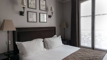 Premium bedding, minibar, in-room safe, desk