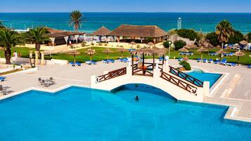 Indoor pool, seasonal outdoor pool