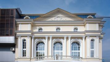 Majoituspaikan julkisivu