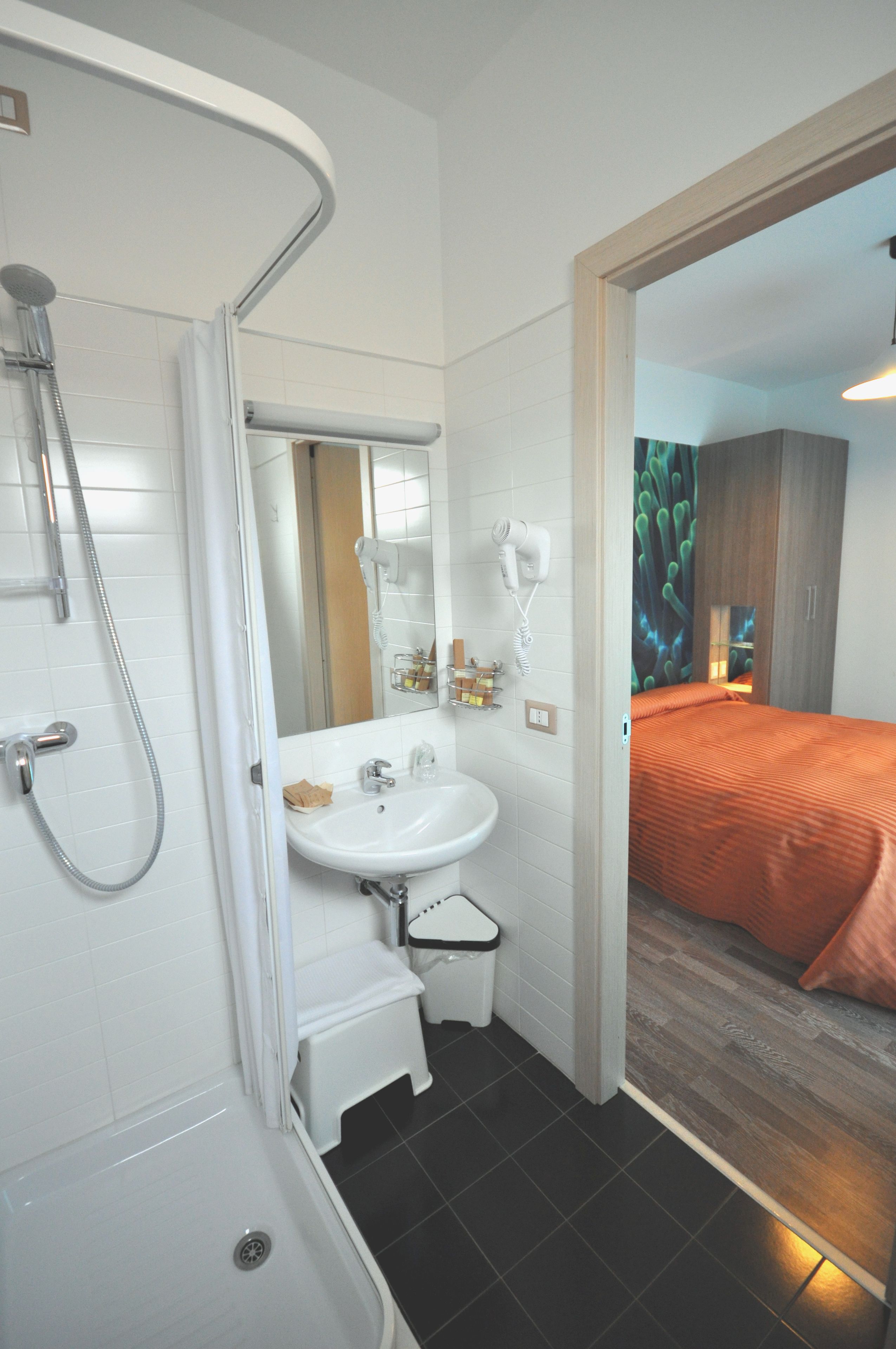 double or twin room | bathroom | shower, free toiletries, hair dryer, bidet