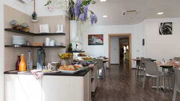 Daily buffet breakfast (EUR 10 per person)